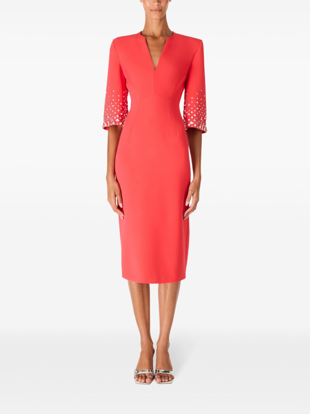 Jenny Packham Layla jurk - Rood