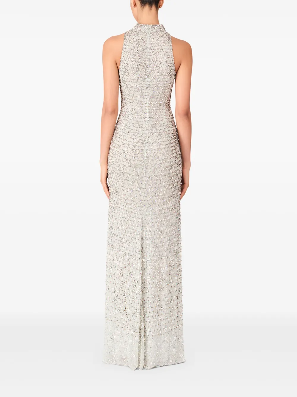 Shop Jenny Packham Juno Dress In Neutrals
