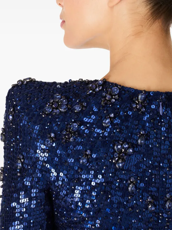Jenny Packham Georgia Gown | Blue | FARFETCH Jenny Packham Georgia Gown | Blue | FARFETCH