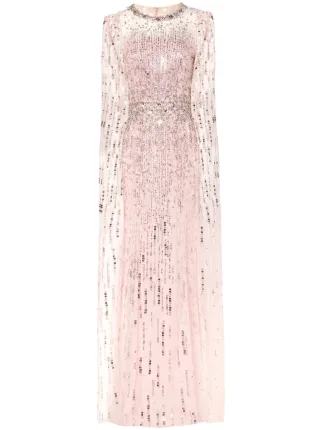Jenny Packham Lux sequin-embellished Gown | Pink | FARFETCH