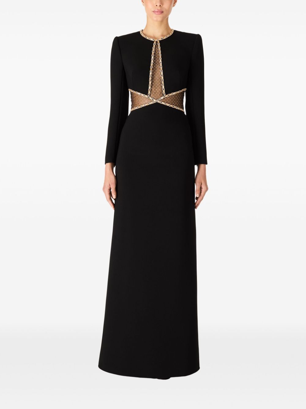 Jenny Packham Luca avondjurk - Zwart