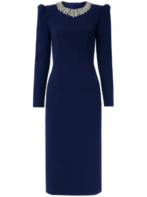 jenny packham navy blue dress Calypso | Color:Yellow Blend atr_lbody-Tops-LongerThanHip Firerie Women's Light Blue Formal dress draws the eye upward