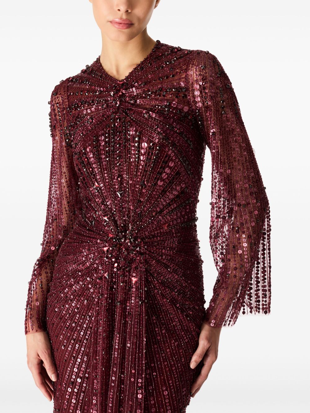 Jenny Packham Anja sequin-embellished gown Women