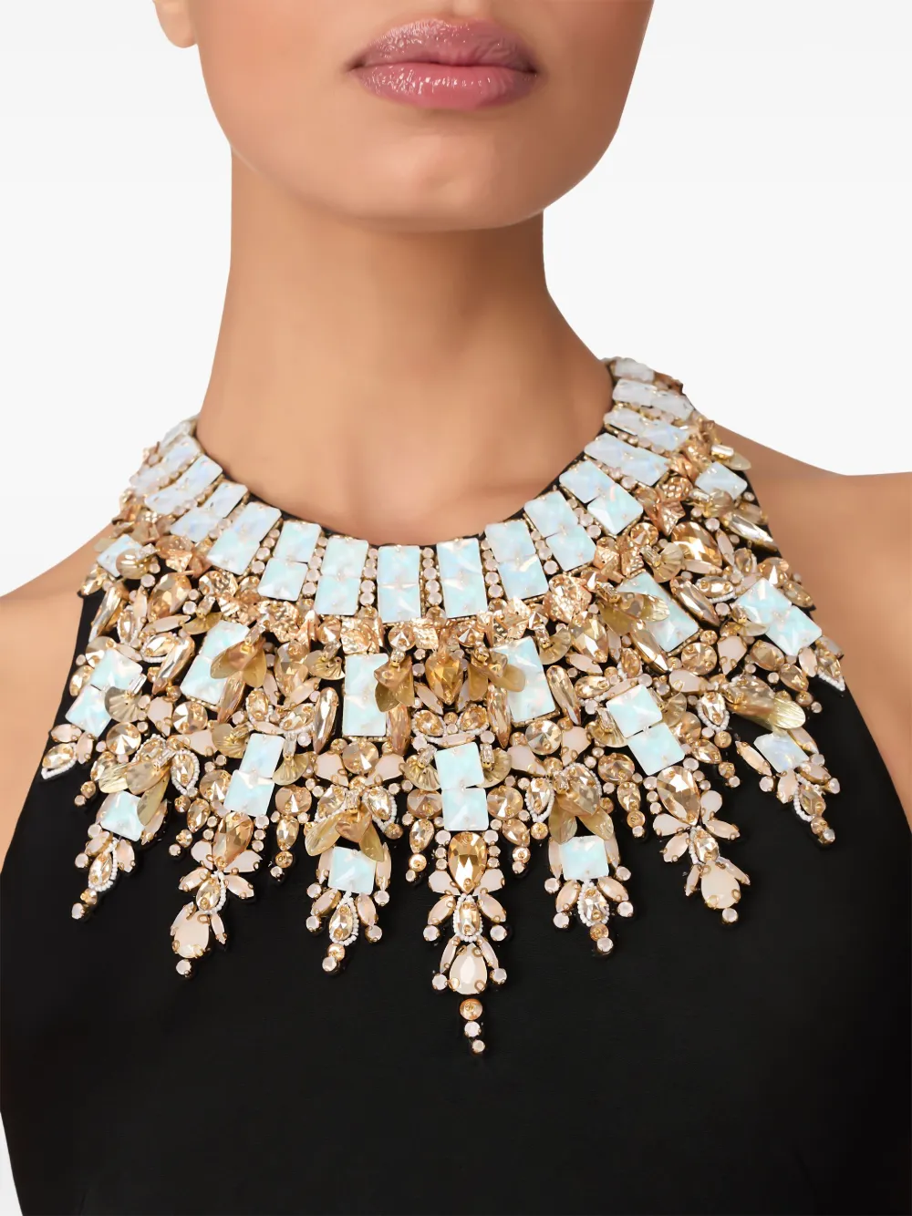 Shop Jenny Packham Cleo Dress In Black