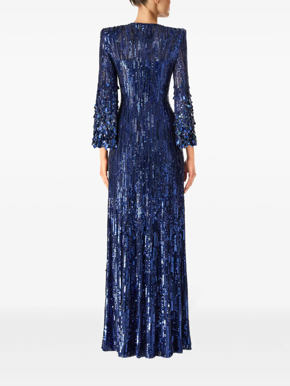 Jenny Packham Nymph Gown In Light Navy ModeSens