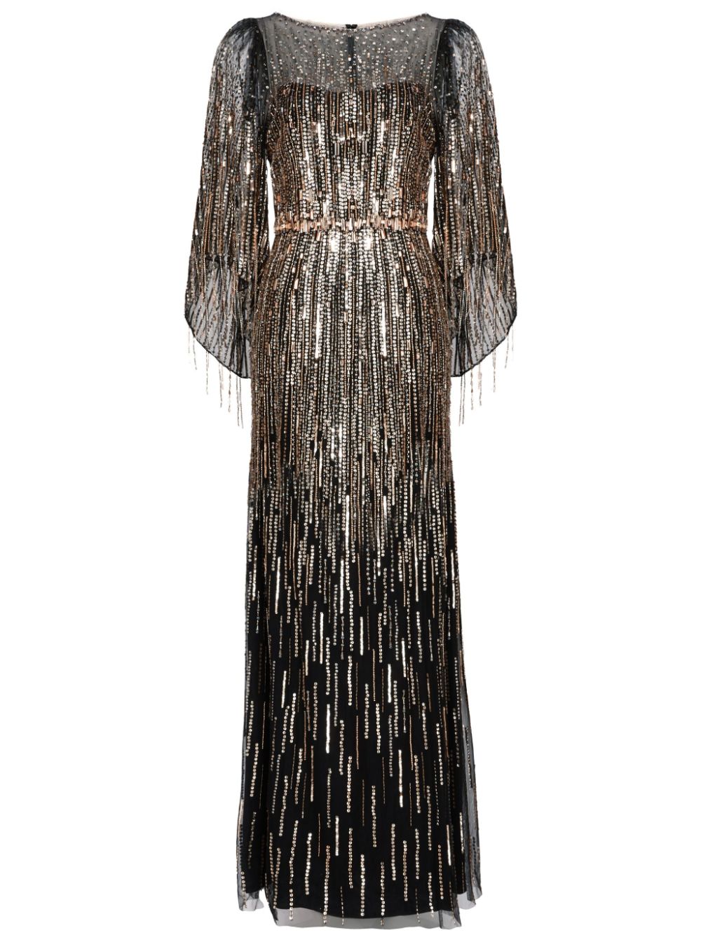 Jenny Packham Avondjurk Zilver