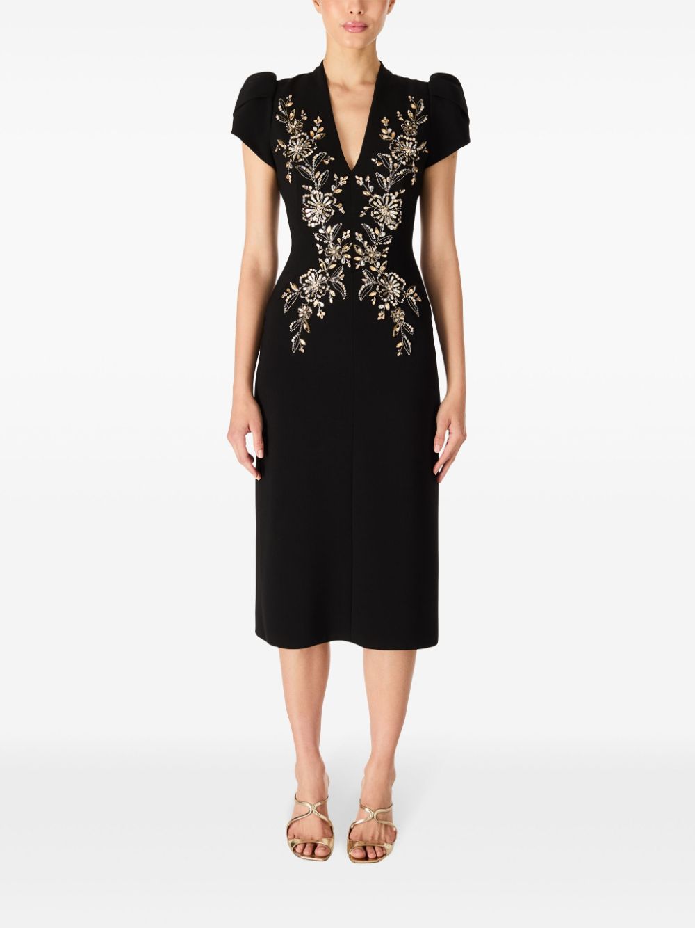 Jenny Packham Freya jurk - Zwart