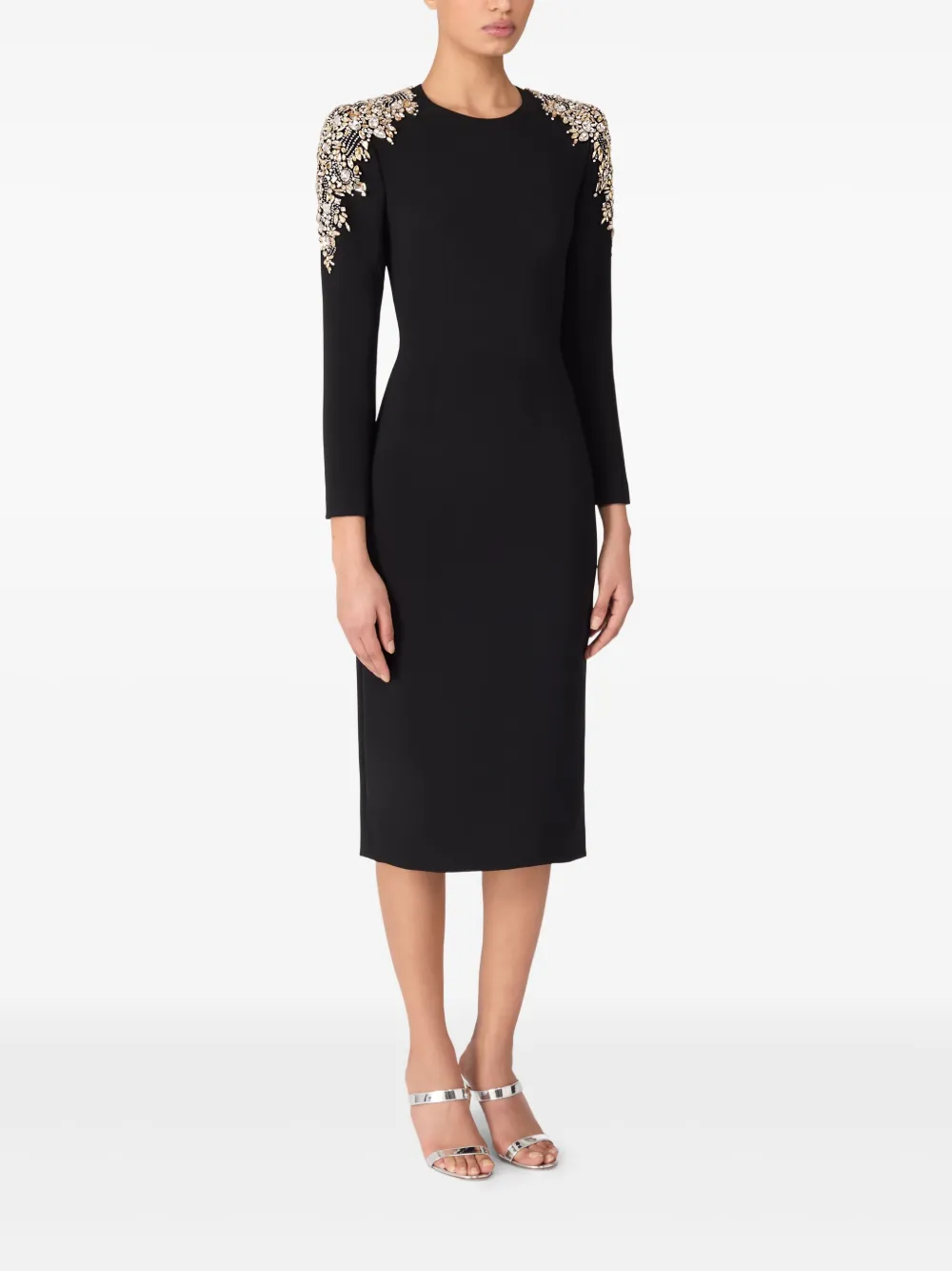 Jenny Packham Isla dress - Zwart