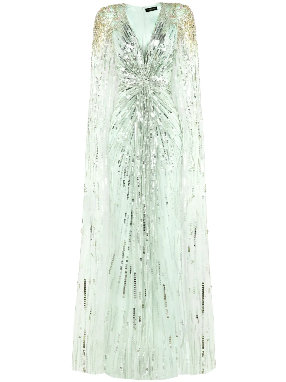 Affordable Jenny Packham Gold Rush sequin-embellished gown Women