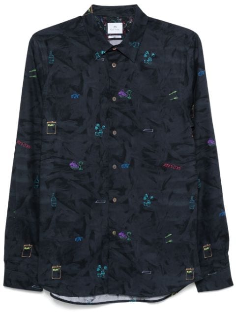 PS Paul Smith camisa con ilustración estampada