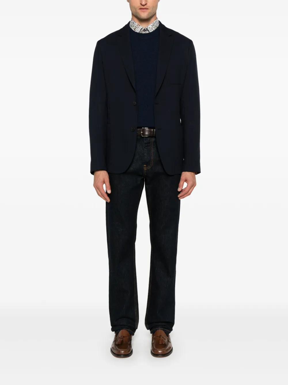 Paul Smith Kasjmier trui met ronde hals - Blauw