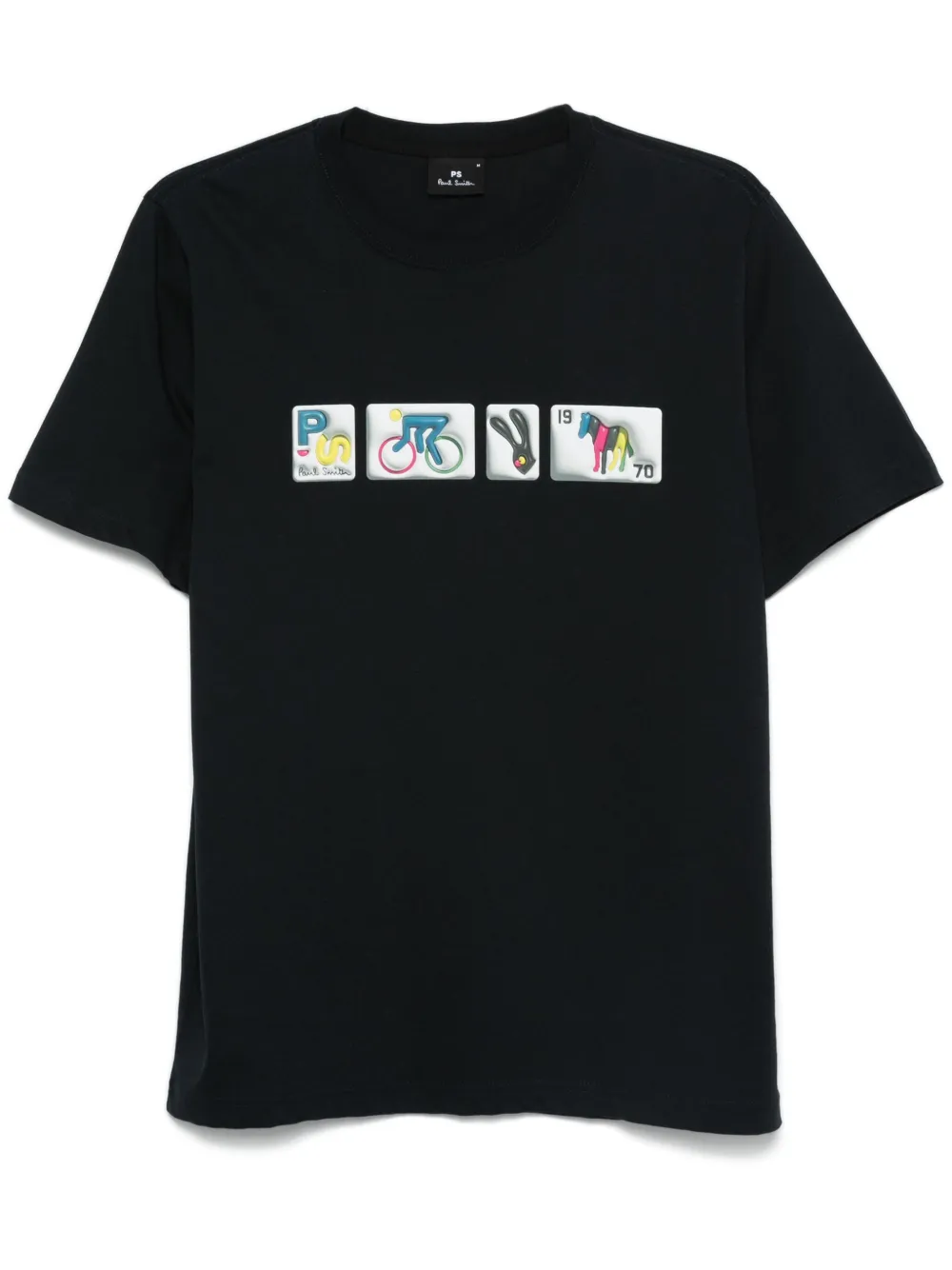 PS Paul Smith PS Badges T-shirt Blauw