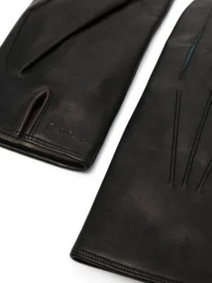 Gants Femme Cuir Paul Smith Rouge Bordeaux Taille M - Neuf Avec étiquettes