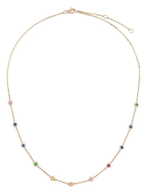 Roxanne First 14kt yellow gold sapphire necklace