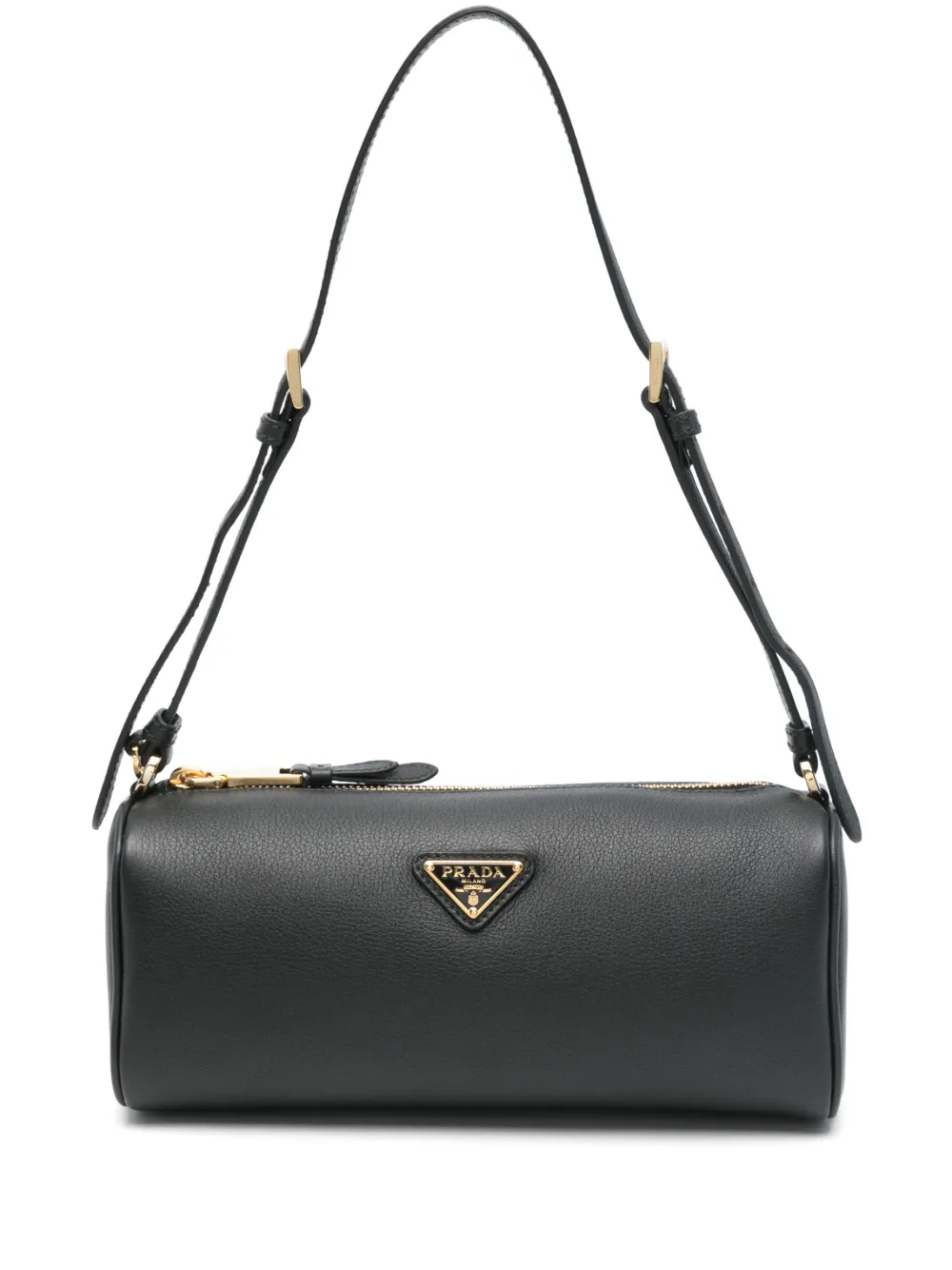 Prada triangle-logo shoulder bag – Black