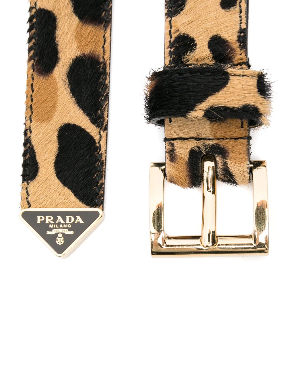 Prada Riem met luipaardvlak - Beige