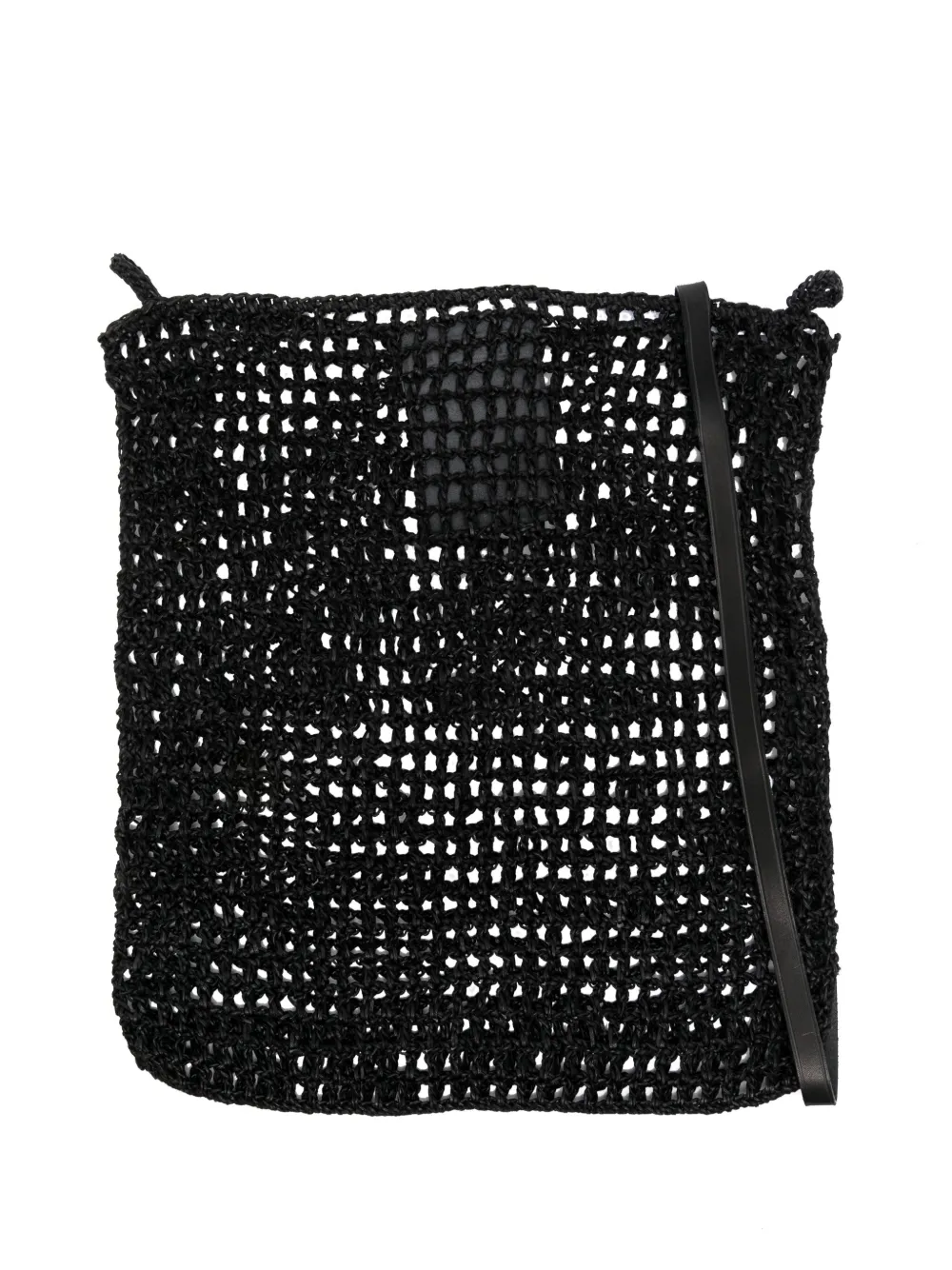 knitted shoulder bag