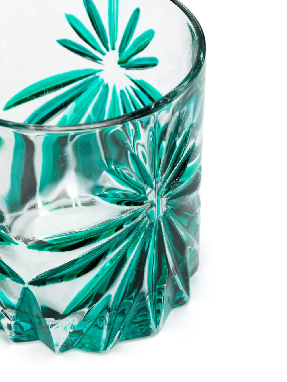Les-ottomans Stars Glasses (set Of Four) In Grün
