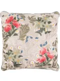 Les-Ottomans garden-embroidered cushion (50cm x 50cm) - Neutrals