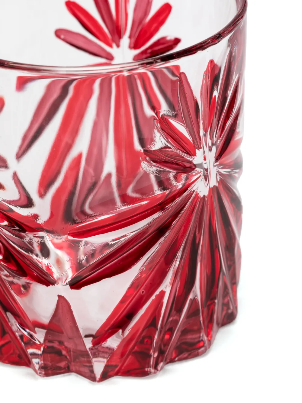 Les-ottomans Stars Glasses (set Of Four) In 红色