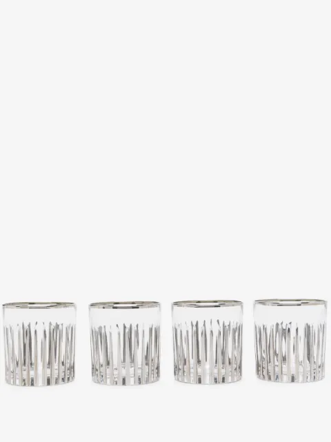 Les-Ottomans set de cuatro vasos Platinum
