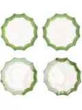 Les-Ottomans Stars plates (set of four) - White