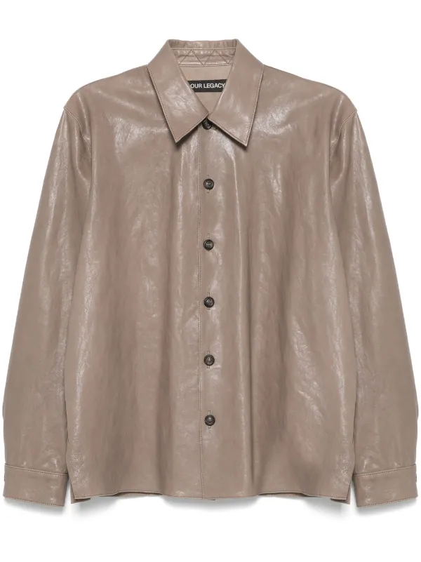 新品　OUR LEGACY バージンウールWelding シャツ　海外限定品 OUR LEGACY Welding シャツ | グレー | FARFETCH JP