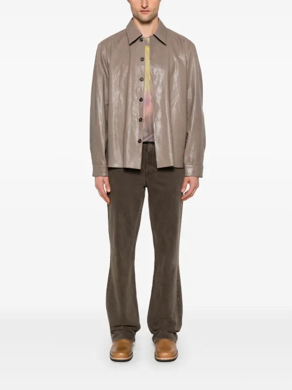 新品　OUR LEGACY バージンウールWelding シャツ　海外限定品 OUR LEGACY Welding シャツ | グレー | FARFETCH JP
