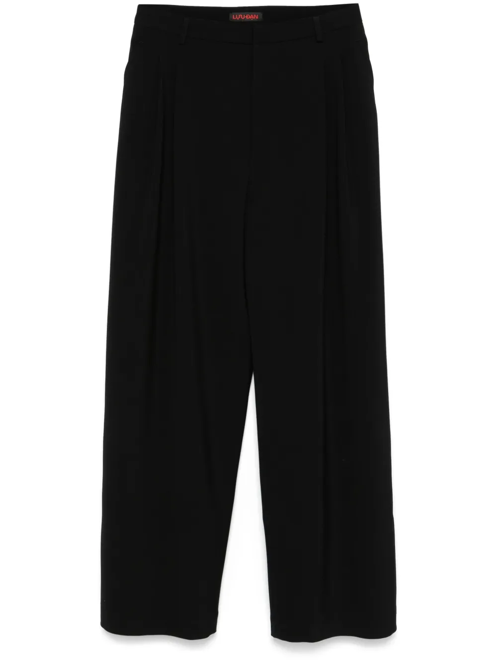 LỰU ĐẠN pantalones anchos | negro | Image 1