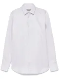 Canali geometric-pattern shirt - Grey