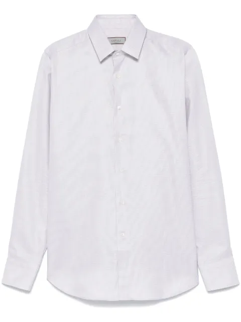Canali geometric-pattern shirt 