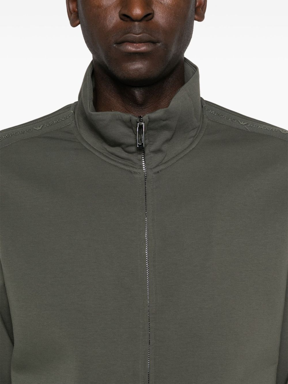 Emporio Armani logo-trim sweatshirt Men