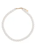 Saint Laurent pearl necklace - White