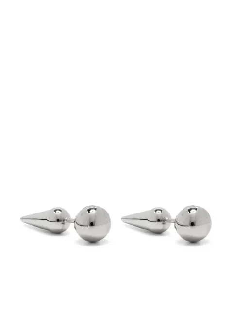 Jil Sander aretes con aplique en punta