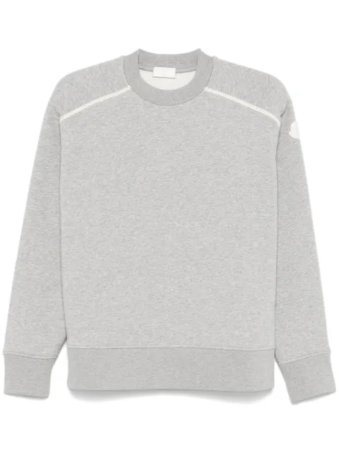 Moncler mélange-effect sweatshirt 