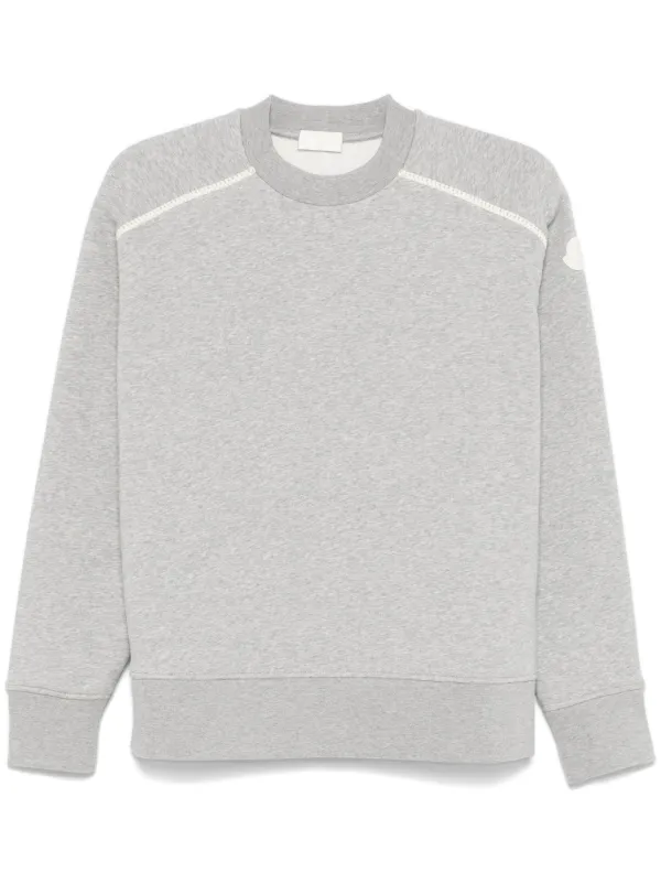 Moncler mélange-effect Sweatshirt Grey FARFETCH VN