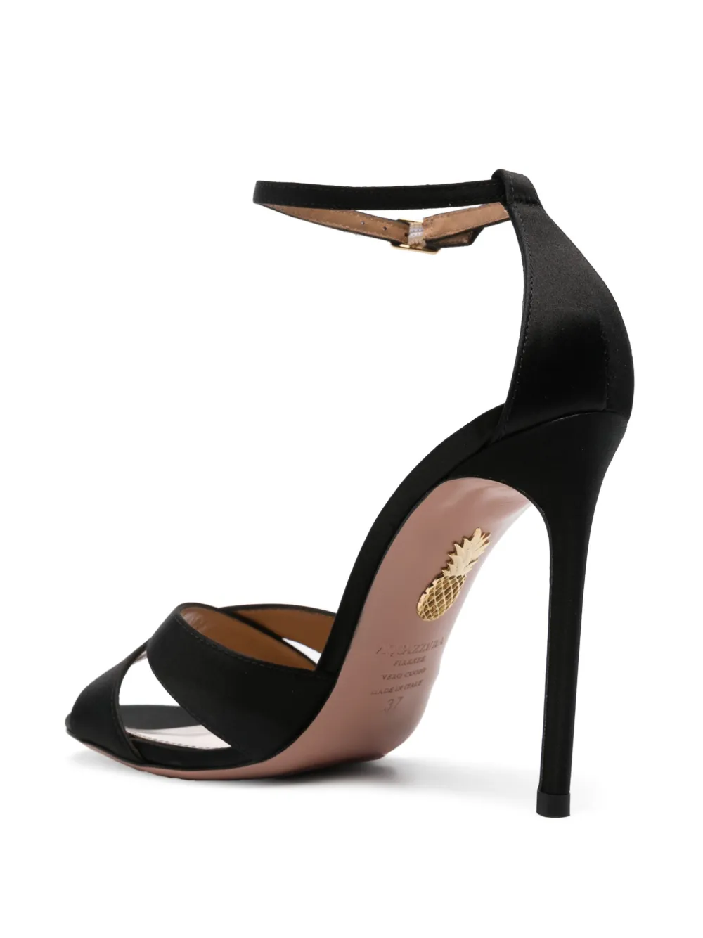 Aquazzura 105 mm Divine Sandal sandalen Zwart