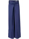 Silvia Tcherassi Nadira flared trousers - Blue