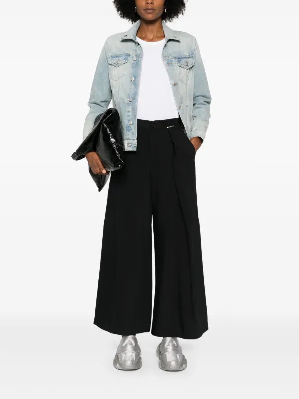 MM6 Maison Margiela ダメージ デニムジャケット | ブルー | FARFETCH JP