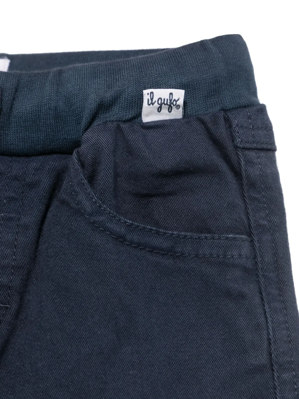 Il Gufo Gabardine broek Blauw