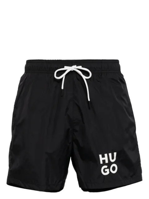 BOSS Paol square logo swim shorts