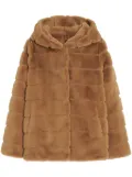 Apparis Goldy hooded coat - Brown