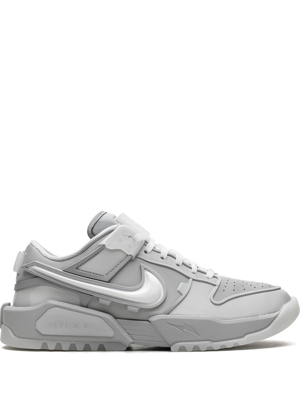 Shop Nike X Rtkft Dunk Genesis Low "ghost (edition Of 8461)" Sneakers In Grey