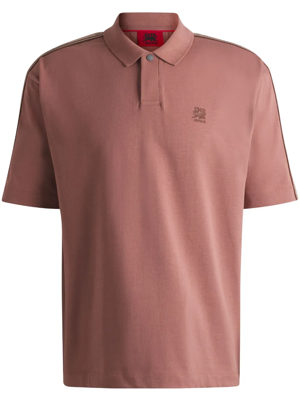 HUGO Camisa x Racing Bulls de algodão | Rosa | Image 1