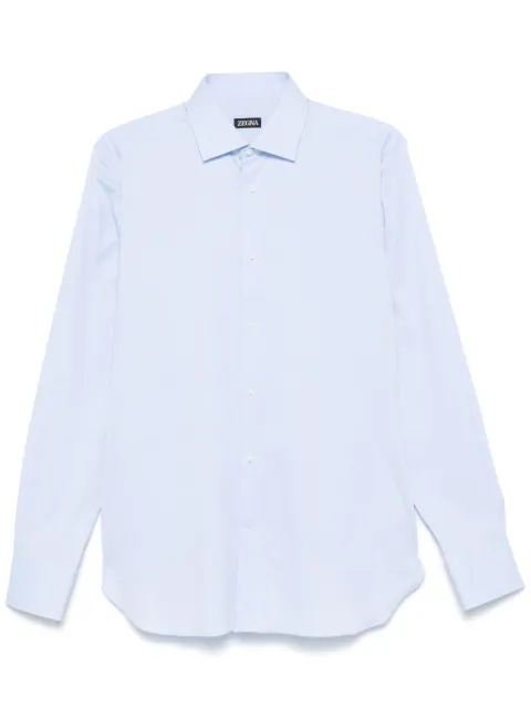 Zegna chemise à col italien