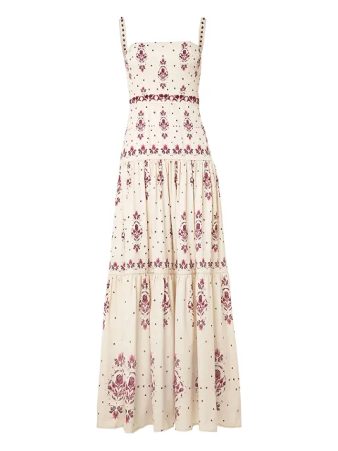 Agua By Agua Bendita Lima floral-print maxi dress