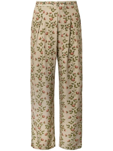 Agua By Agua Bendita Florecer flared trousers 