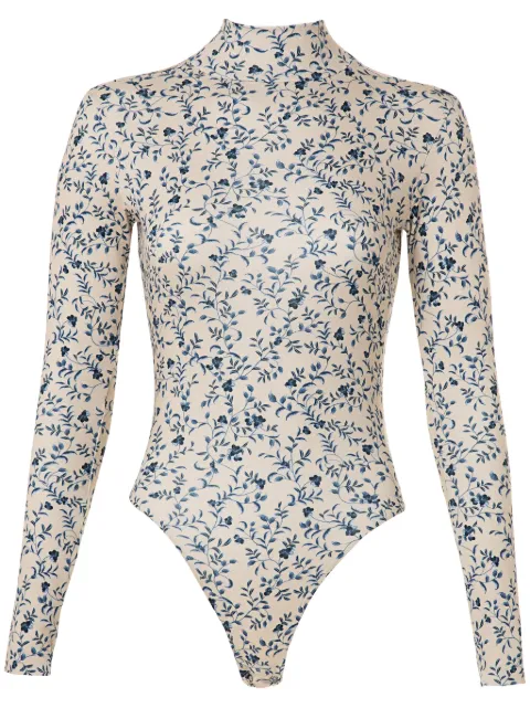 Agua By Agua Bendita Cayena Café bodysuit 