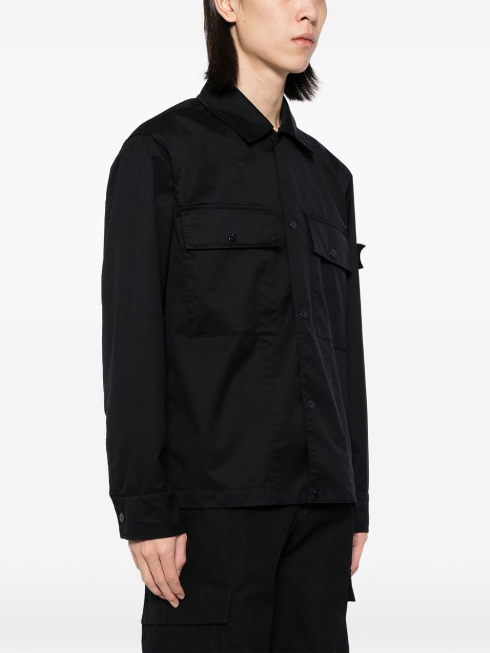 Shop Stone Island Ghost Jacket In Blue