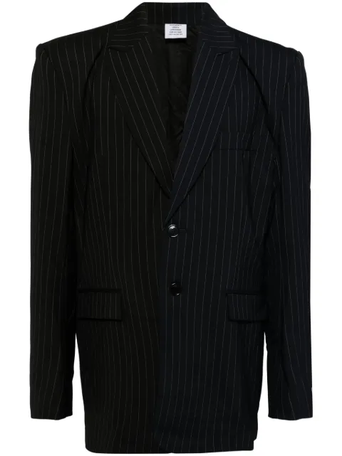 VETEMENTS striped blazer